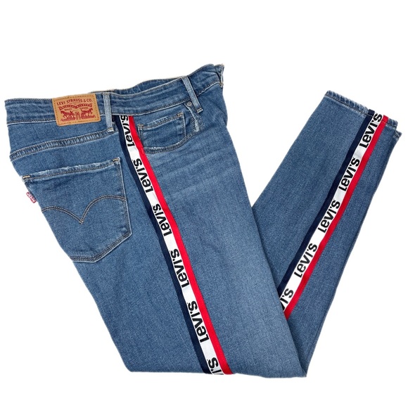 Levi’s 721 High Rise Side Stripe Jeans Size 29 - Picture 10 of 15